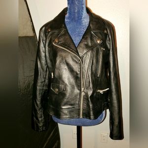 Faux Leather Jacket
